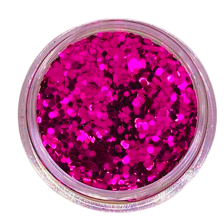 Glitter Flocado Confetinho Rosa 3g