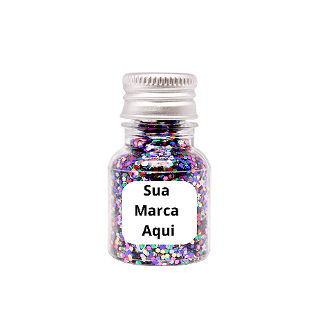 Brinde Personalizado Garrafinha Pet Glitter
