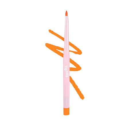 Lápis de Olhos Retrátil Colorido Melu Ruby Rose Cor Laranja