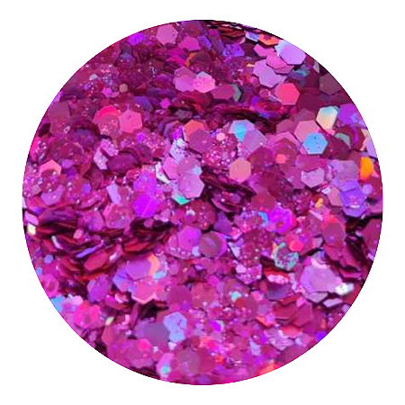 Glitter em Gel Roxo Holografico 3g