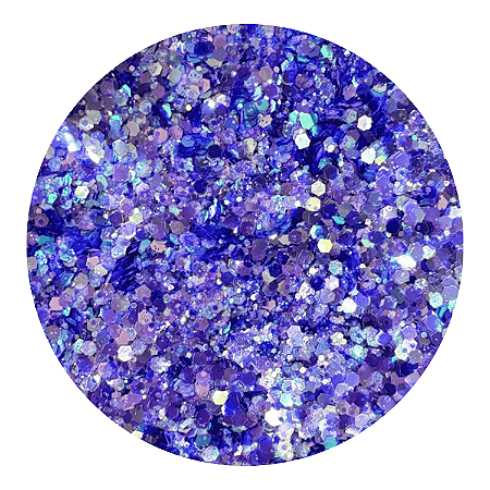 Glitter Flocado Roxo Holográfico