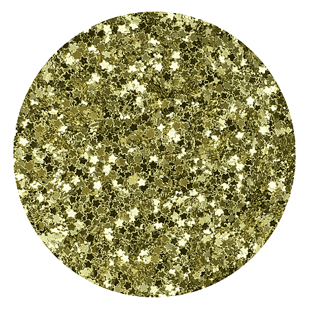 Glitter Estrelas Lantejoula Dourada