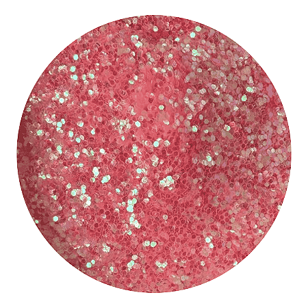 Glitter Rosa Punch Holográfico 3g