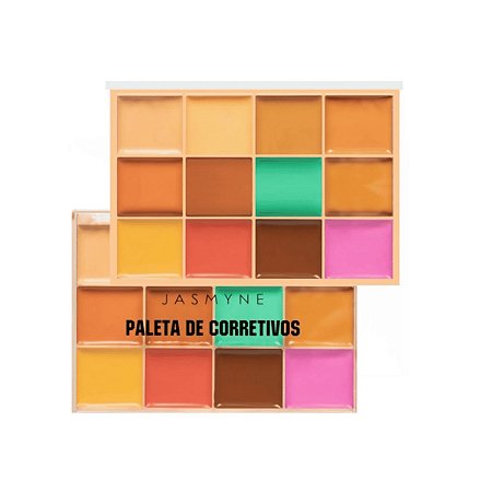 Paleta de Corretivo 12 Cores Jasmyne