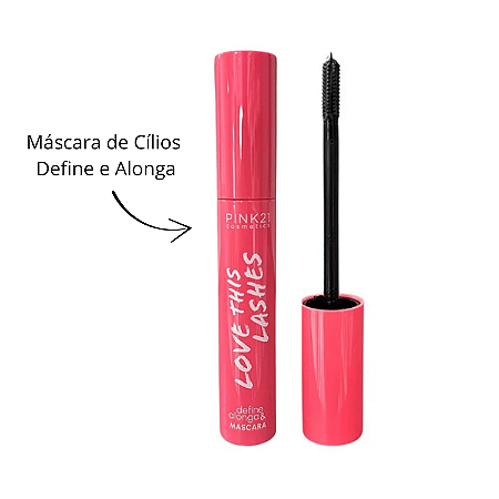 Máscara Para Cílios Love This Lashes Pink 21