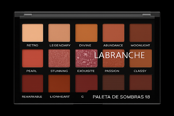 Paleta de Sombras 18 Shade Labranche Cor B