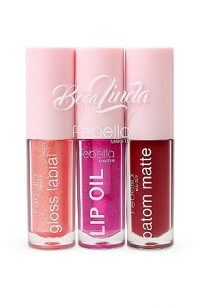 Kit Lip Oil Gloss Batom Linda