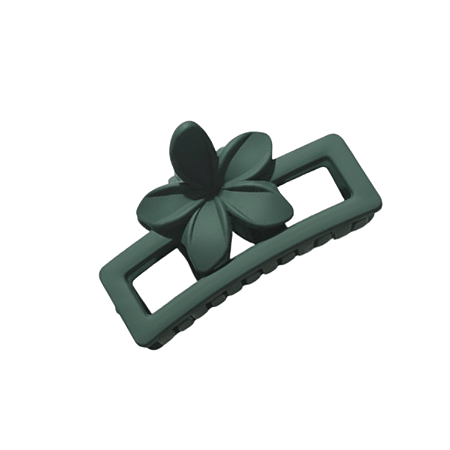 Presilha Retangular Flor Cor Verde
