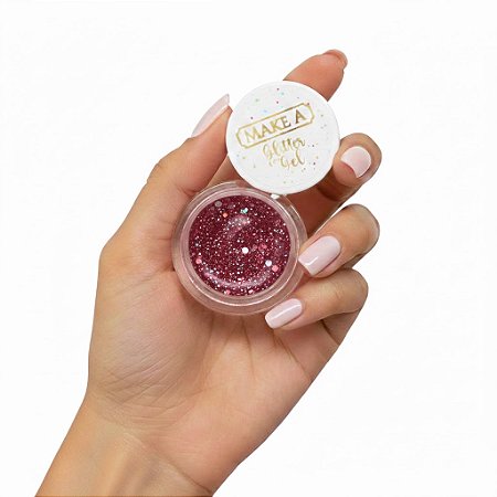 Glitter em Gel Glam Só Vem Que Brilha