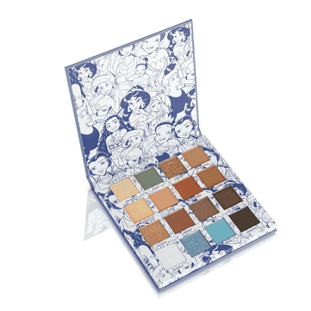 Paleta de Sombras Lilás 16 Cores Princesa da Disney Fenzza