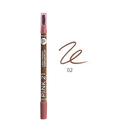 Lápis de Sobrancelha Pink 21 Cor 02