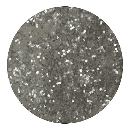 Glitter Mini Confete Flocado Branco Neve