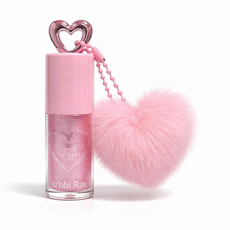 Lip Gloss Com Pompom Rosa Bobbi Rara
