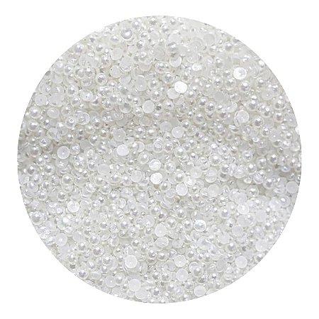 Strass Pedrinhas Meia Perola