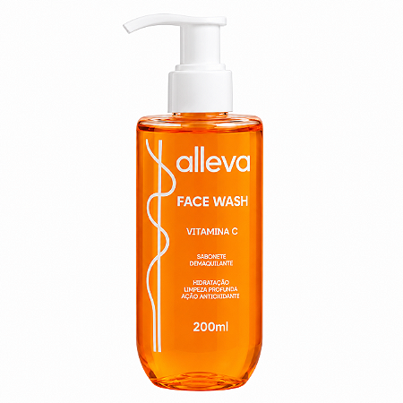 Sabonete Demaquilante Vitamina C Alleva 200ml