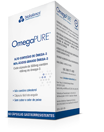 OmegaPURE Biobalance - PROMOÇÃO FRETE GRÁTIS para o Estado de São Paulo - APROVEITE