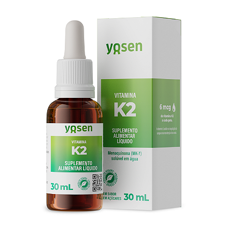 Vitamina k2 mk7 Yosen 30 mL - Um Novo Conceito em Vitamina K