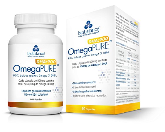 OmegaPure DHA 900 Nutrição Cerebral - Biobalance