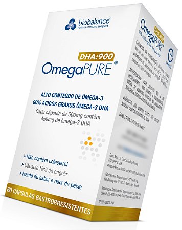 OmegaPure DHA 900 Biobalance - PROMOÇÃO: FRETE GRÁTIS para o Estado de São Paulo - APROVEITE