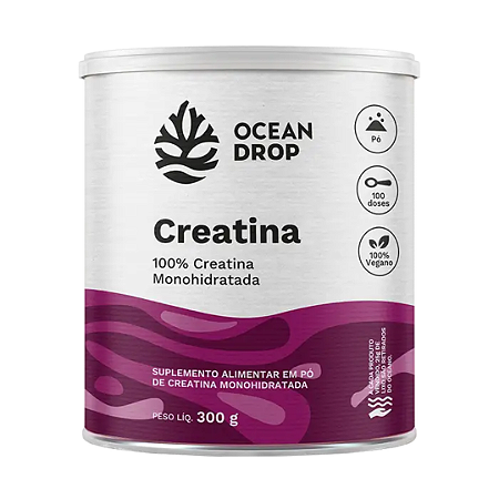 Creatina Monohidratada Ocean Drop 300g