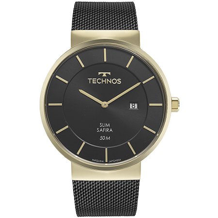 Relógio Technos Masculino Slim Bicolor