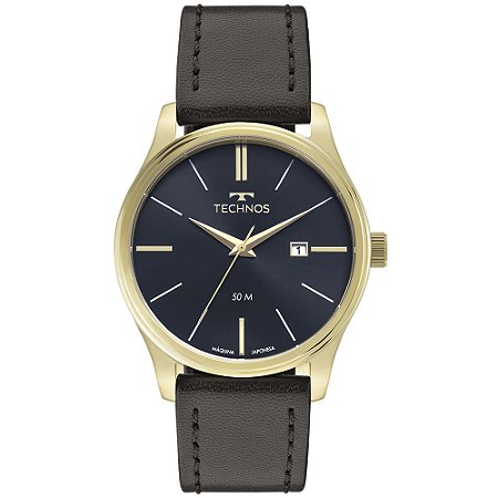 Relógio Technos Masculino Steel Dourado