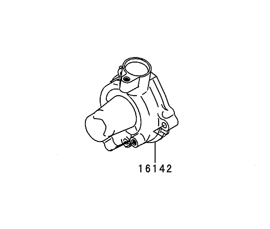 TAMPA BOMBA ÁGUA KAWASAKI Z1000 / Z800 / Z750 - 16142-0063