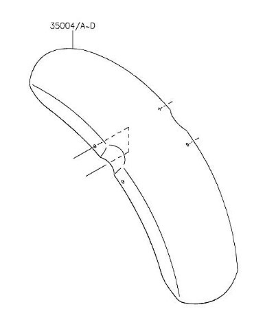 PARALAMA DIANTEIRO BRANCO VULCAN S 2016 - 35004-0341-667