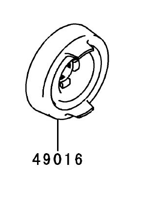COIFA TAMPA VEDAÇÃO FAROL KAWASAKI Z750 - 49016-0038