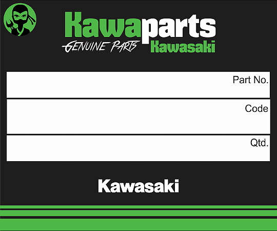 ADESIVO CONVES KAWASAKI - 56054-3750