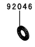 ROLAMENTO AGULHA AXK110 - 92046-1052