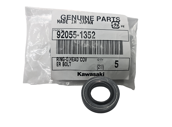 ANEL VEDAÇÃO PARAFUSO TAMPA VÁLVULA KX250 / KX450 / KLX450 / NINJA ZX-10R / VULCAN 900 - 92055-1352