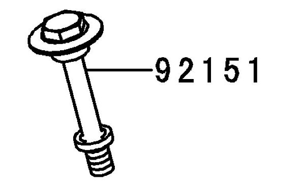 PARAFUSO CABECOTE TAMPA - 92151-1221