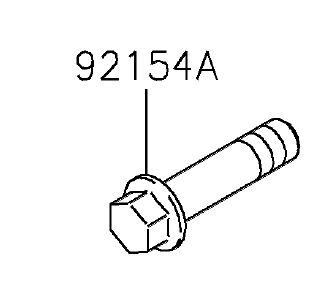 PARAFUSO FLANGE 10X41 - 92154-0845