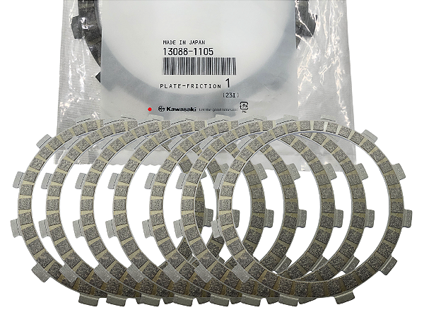 KIT DISCO EMBREAGEM FRICÇÃO KAWASAKI ER-6N / VERSYS 650 / VULCAN S / NINJA 650