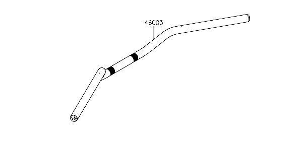 GUIDÃO KAWASAKI Z650RS - 46003-0798-18R