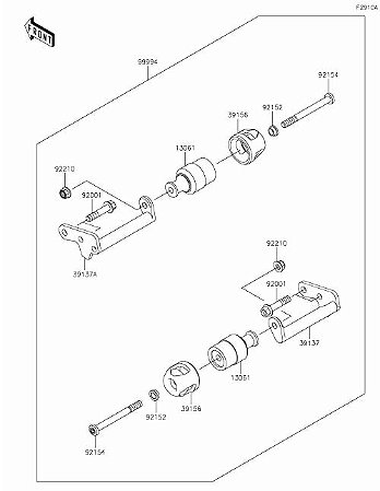 KIT ACESSORIO PROTETOR MOTOR -  99994-0648