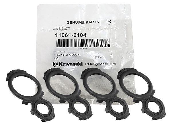 KIT JUNTA VEDAÇÃO VELA KAWASAKI Z750 / Z1000 / NINJA 1000 / Z800 - 11061-0104