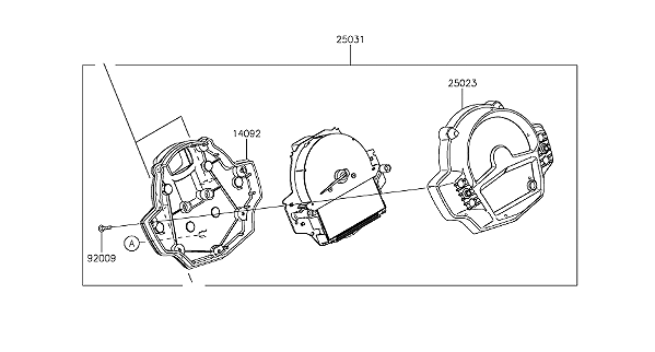 PAINEL INSTRUMENTO COMBINADO ABS KAWASAKI VULCAN S / 2025