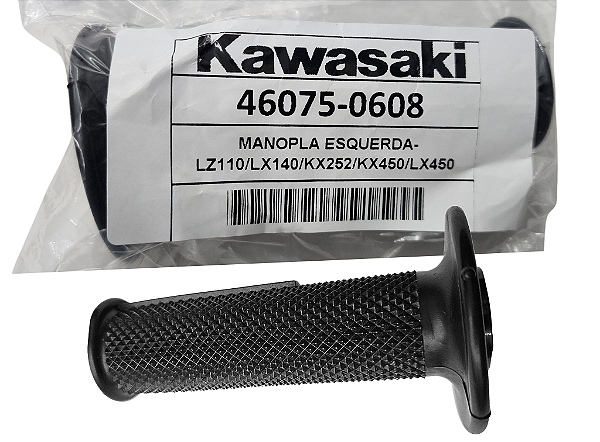 MANOPLA ESQUERDA KAWASAKI KLX110 / KLX110R / KLX140G / KLX300R / KLX450R / KX112 / KX250 / KX450 - 46075-0608