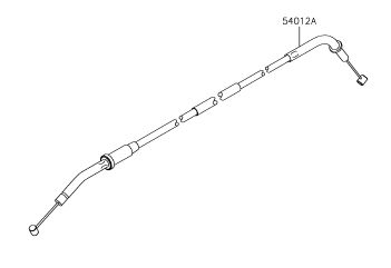 CABO ACELERADOR (B) FECHADO Z900 - 54012-0647