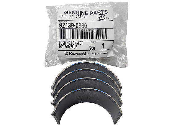 BRONZINA BIELA COR AZUL KAWASAKI NINJA 400 / Z400 - 92139-0886