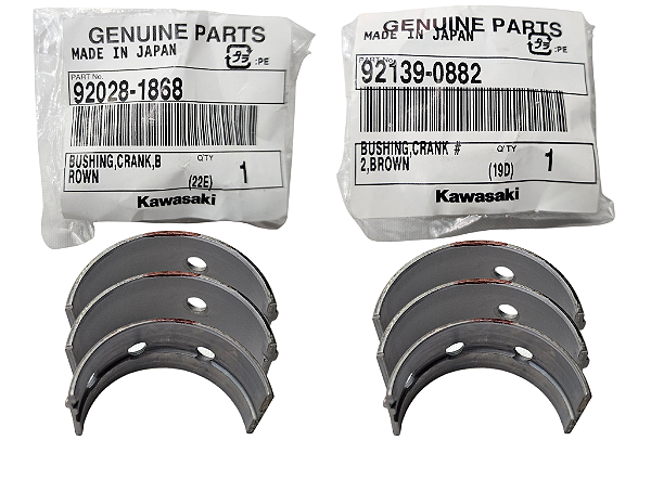 BRONZINA VIRABREQUIM COR MARROM KAWASAKI NINJA 400 / Z400