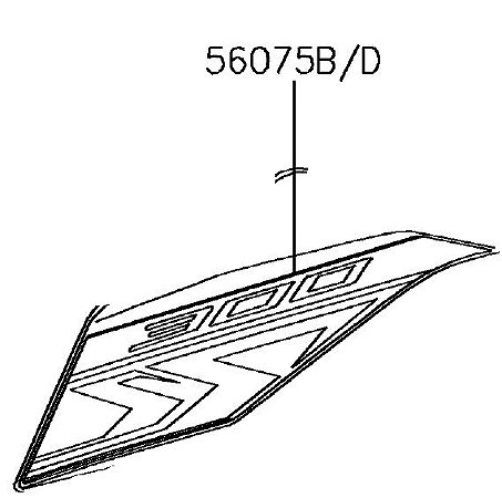 ADESIVO PROTETOR ESQ SUP - 56075-4223