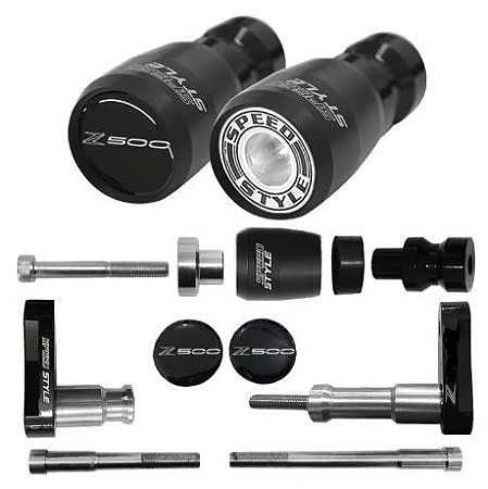 SLIDER DIANTEIRO SPEED STYLE KAWASAKI Z500 PRETO FOSCO - SLKW9584APRF