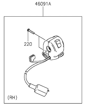 CONJ INTERRUPTOR DIR - 46091-0479