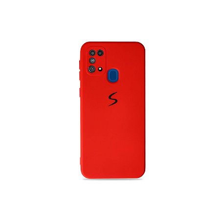 Silicone Case Vermelha para Galaxy M31