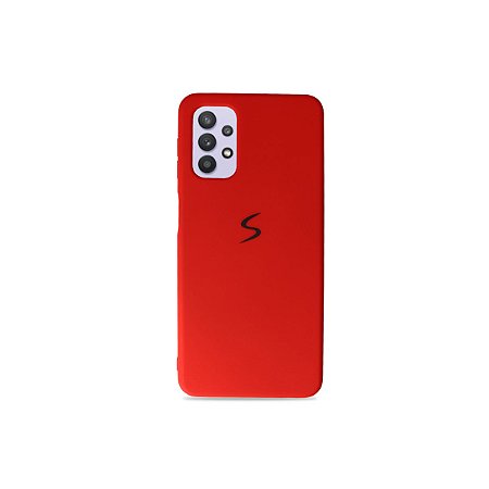 Silicone Case Vermelha para Galaxy A32 5G