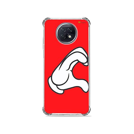 Capa para Xiaomi Redmi Note 9T - Coração Mickey