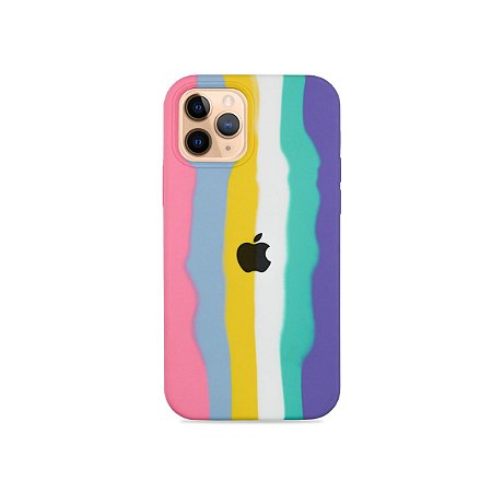 Silicone para iPhone 12 Pro - Listras Candy
